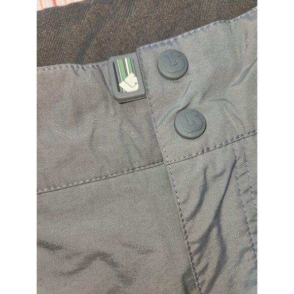Burton Mens Gray Snow Pants Medium Waterproof Nylon - Picture 8 of 12